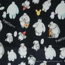 Oxford 600d Tissu polyester haute densité PVC / PU Baymax imprimé (XLT-BM)